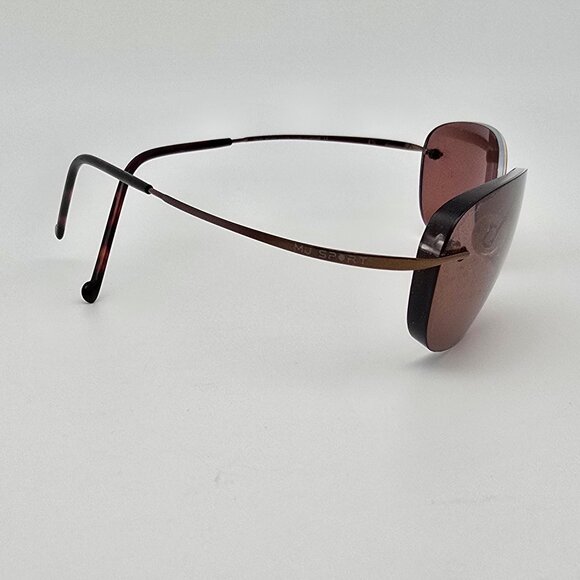 *SOLD* Maui Jim Sport MJ-503-23 Wailea Copper Titanium Rimless Sunglasses FRAME - Picture 5 of 10